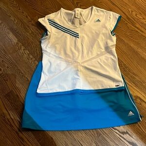ADIDAS two piece tennis skirt and top XL